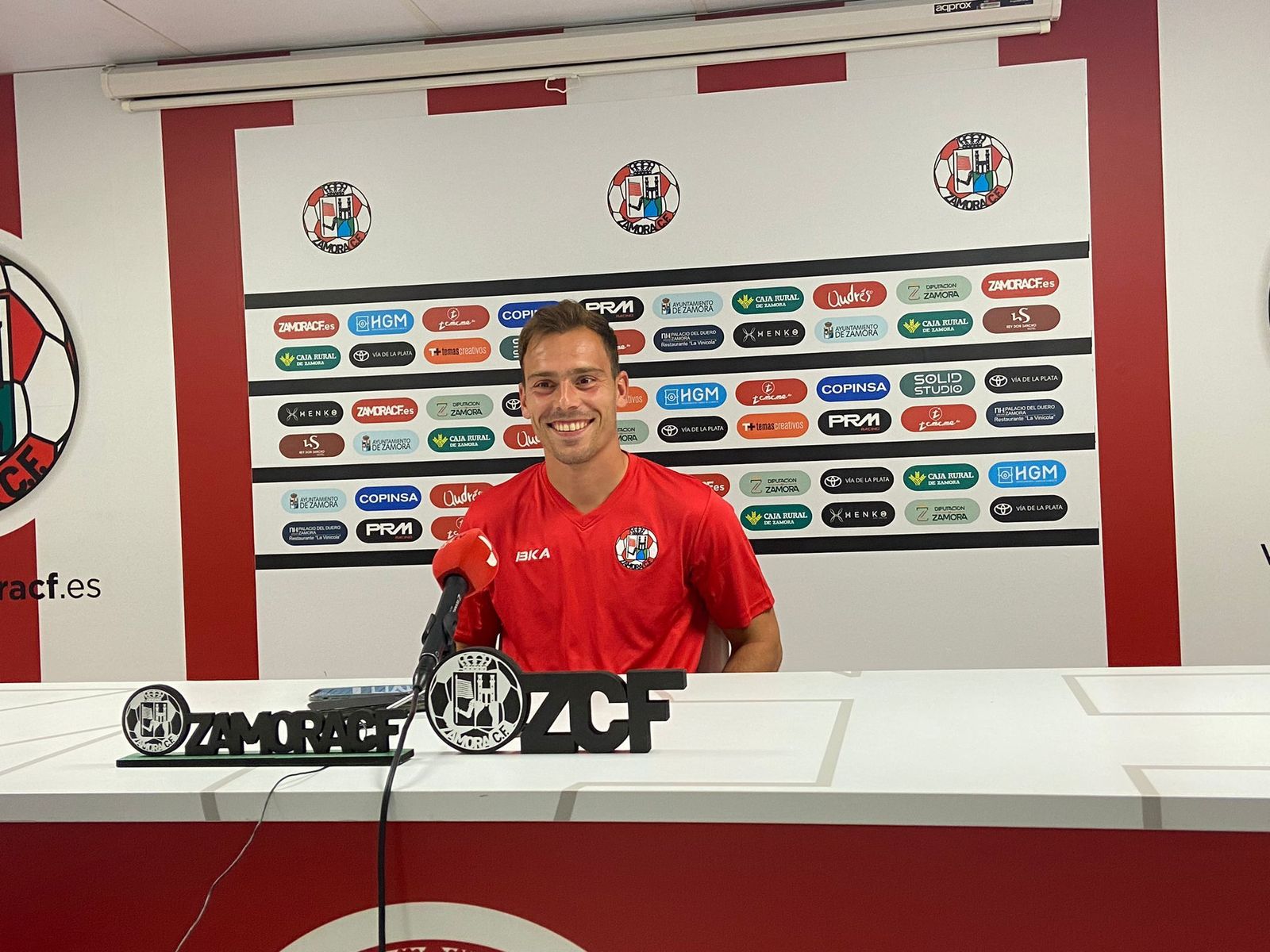 Fermín Sobrón, en rueda de prensa