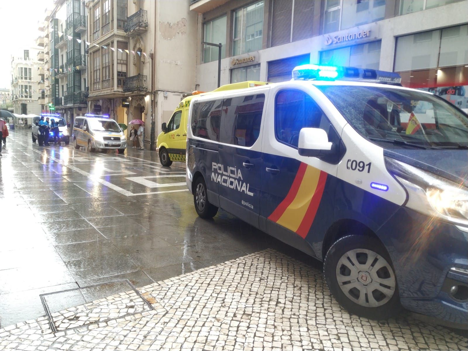 Caída de una mujer este martes en Santa Clara (3)