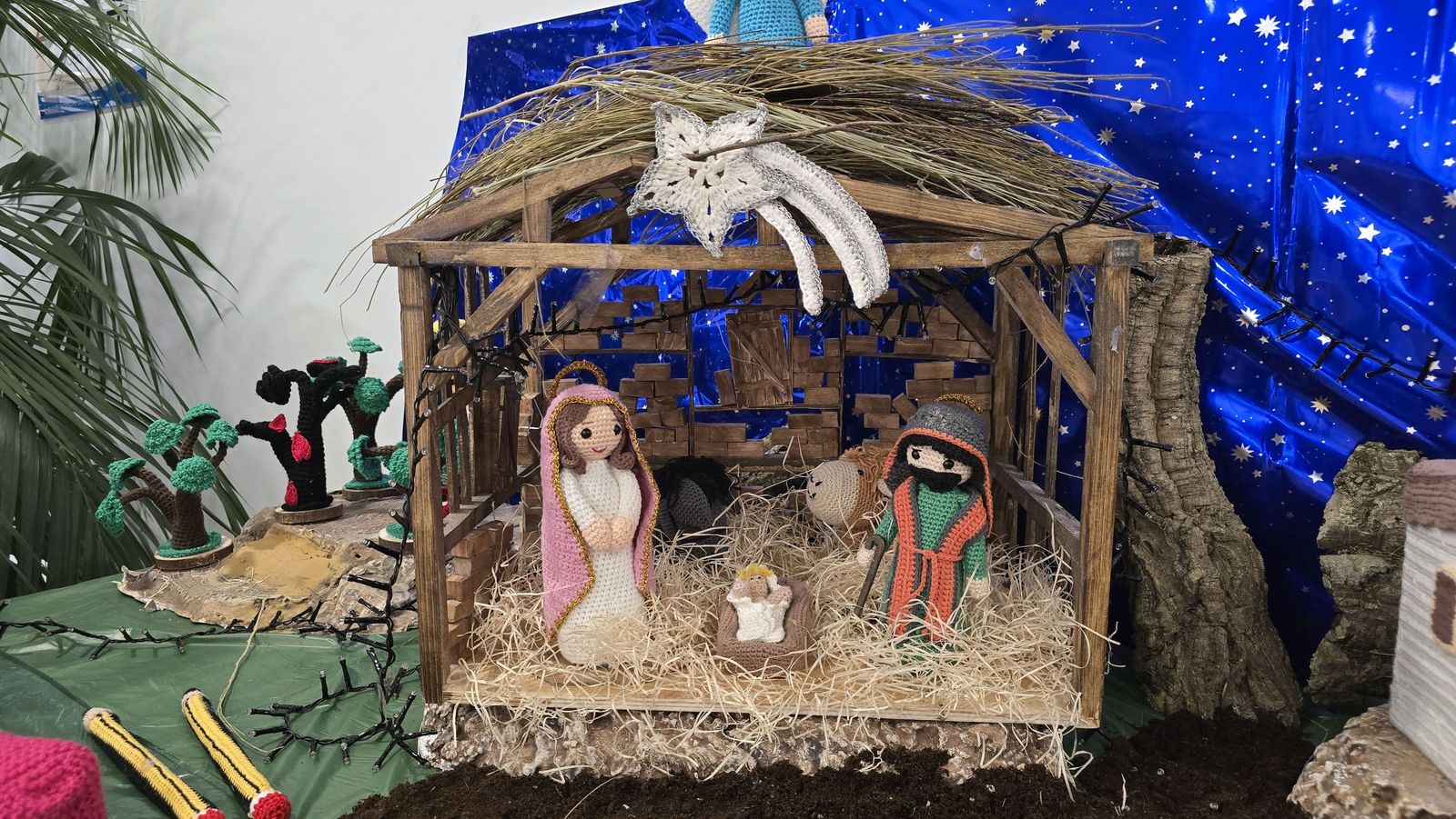 Belén de ganchillo en Victoria Adrados