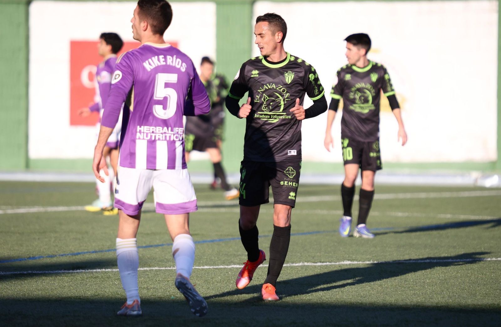 Garban, ante el Real Valladolid Promesas | FOTO CD GUIJUELO
