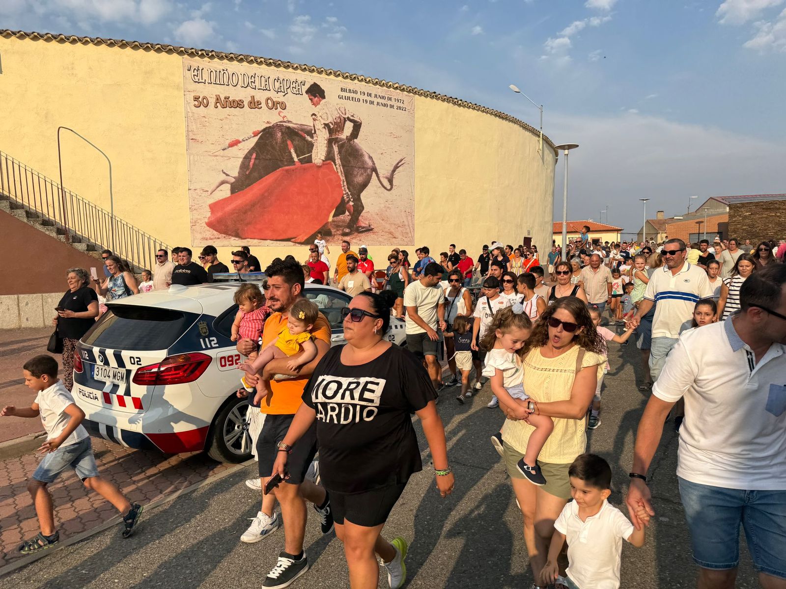 Encierro infantil de Mini Bueyes en Guijuelo durante sus fiestas 2025