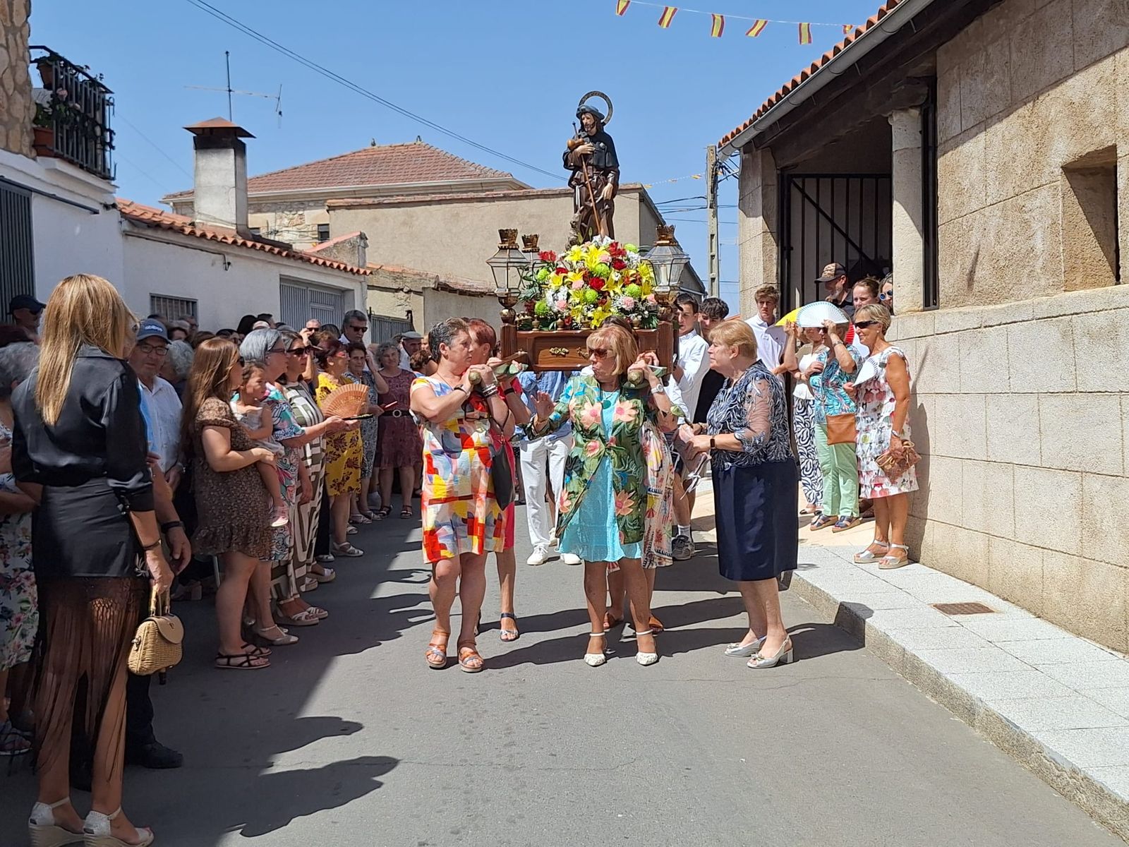 Valdelosa misa y procesión de San Roque