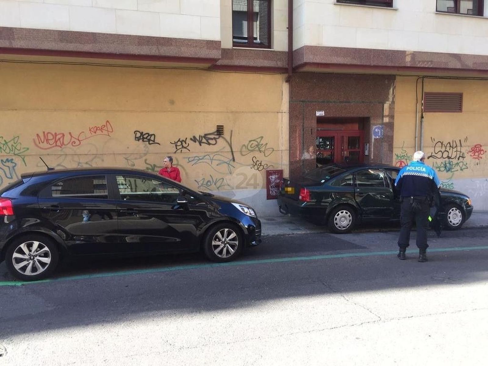 Accidente en la calle Conde Cabarrús