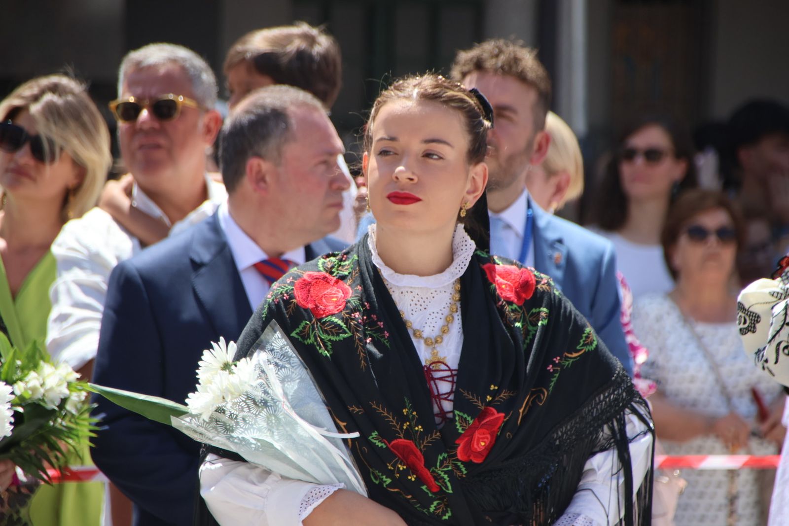 Procesión y ofrenda floral en honor de Nuestra Señora de la Asunción en Guijuelo