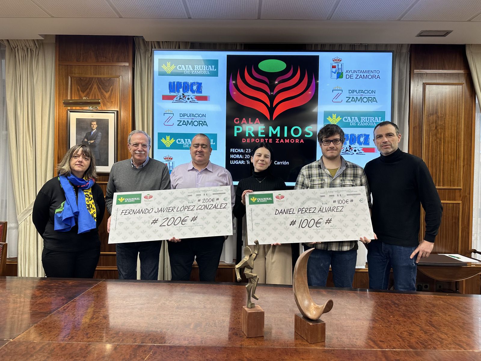 El arte zamorano, protagonista en los galardones de la Gala del Deporte.