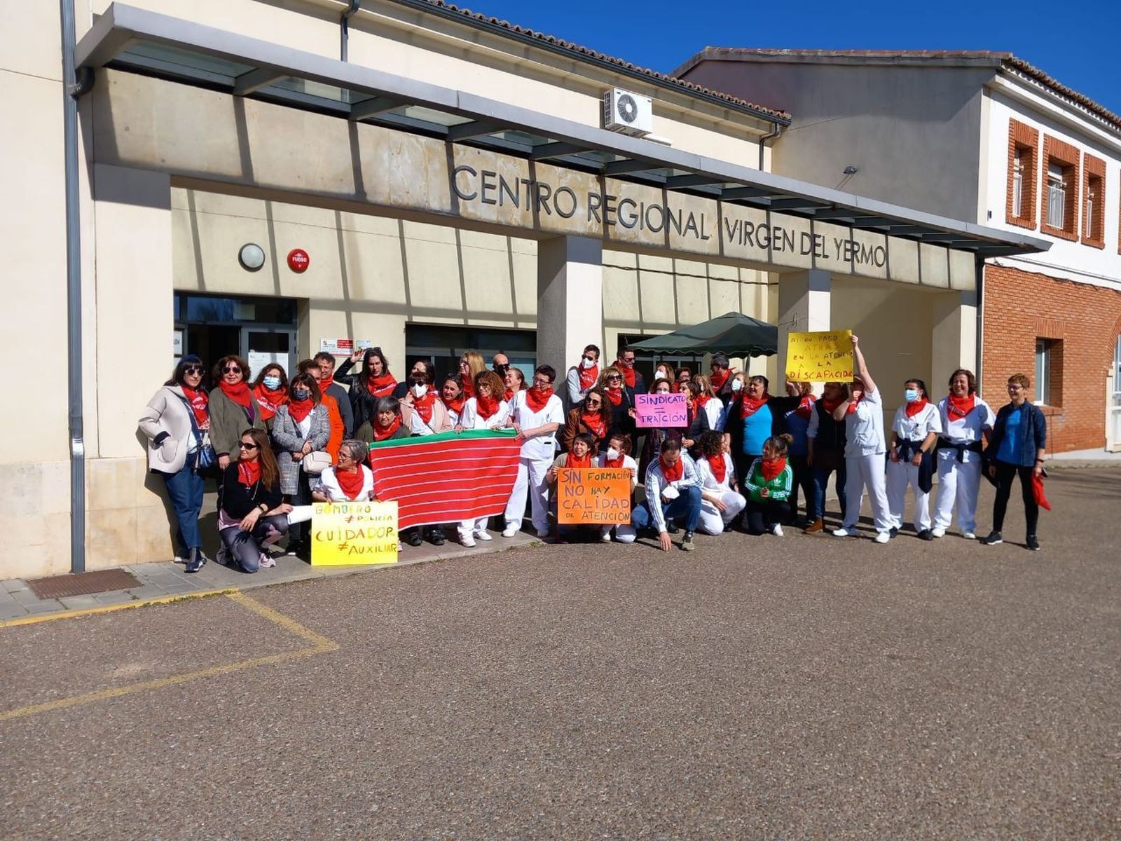 Imagen de la concentración en Zamora