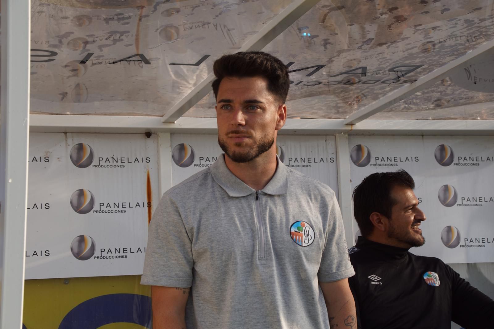 Jorge García, en el derbi ante Unionistas