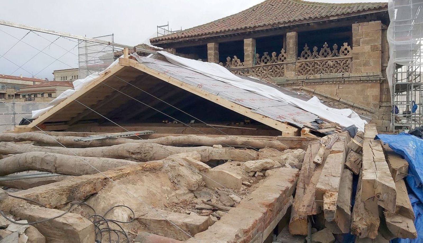 Obras en el convento de las Úrsulas