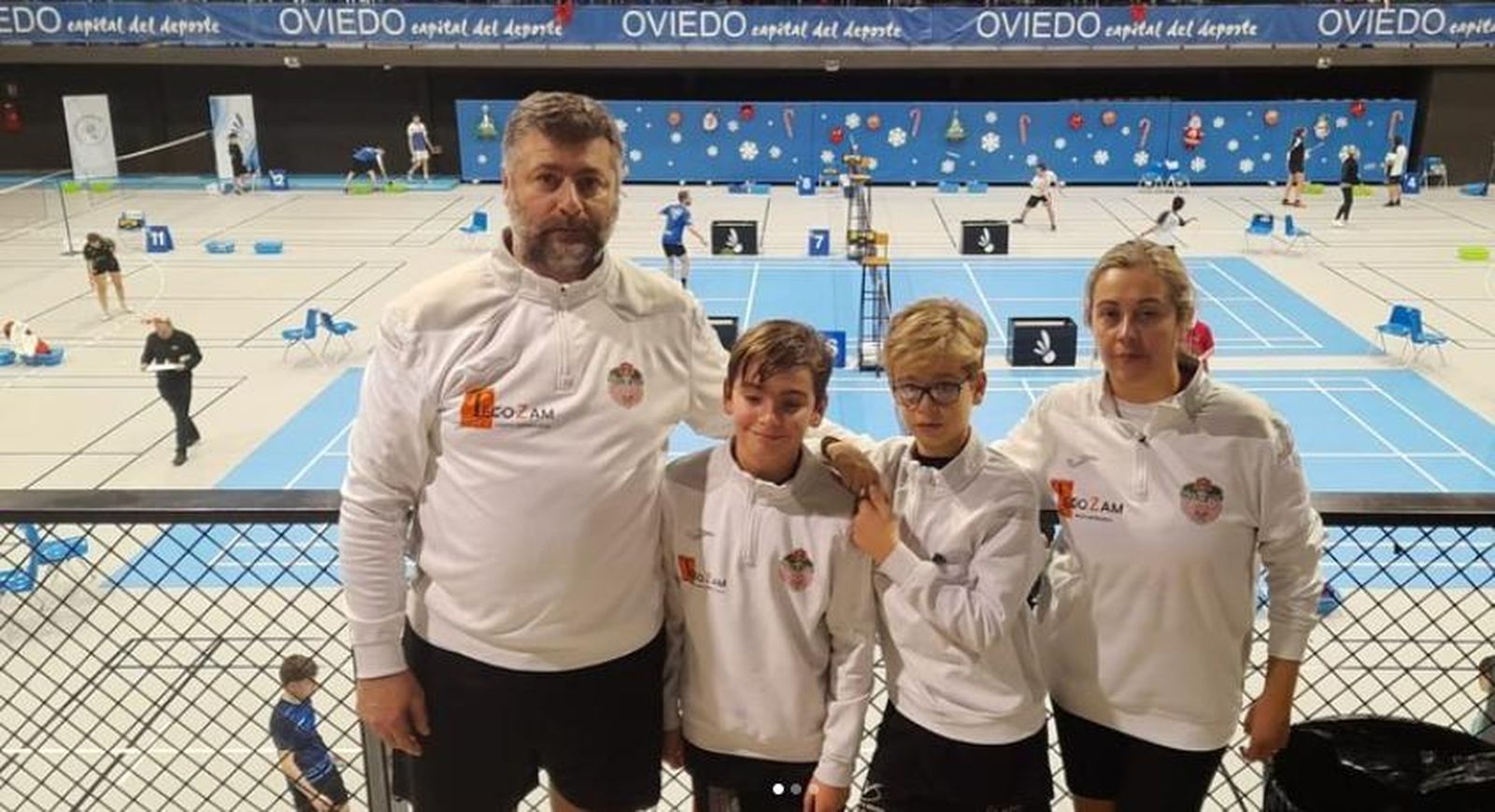 El Bádminton Zamora despide el año colgándose tres medallas en Asturias.