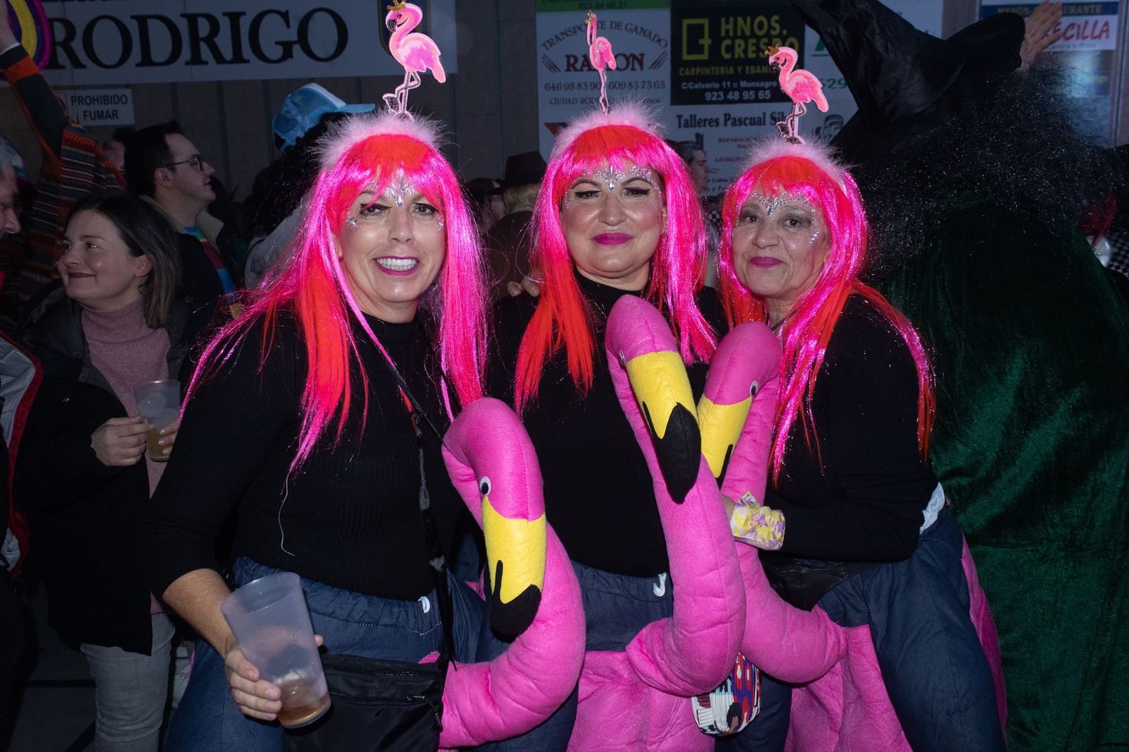 Salamanca de noche, sábado del Carnaval del Toro de Ciudad Rodrigo