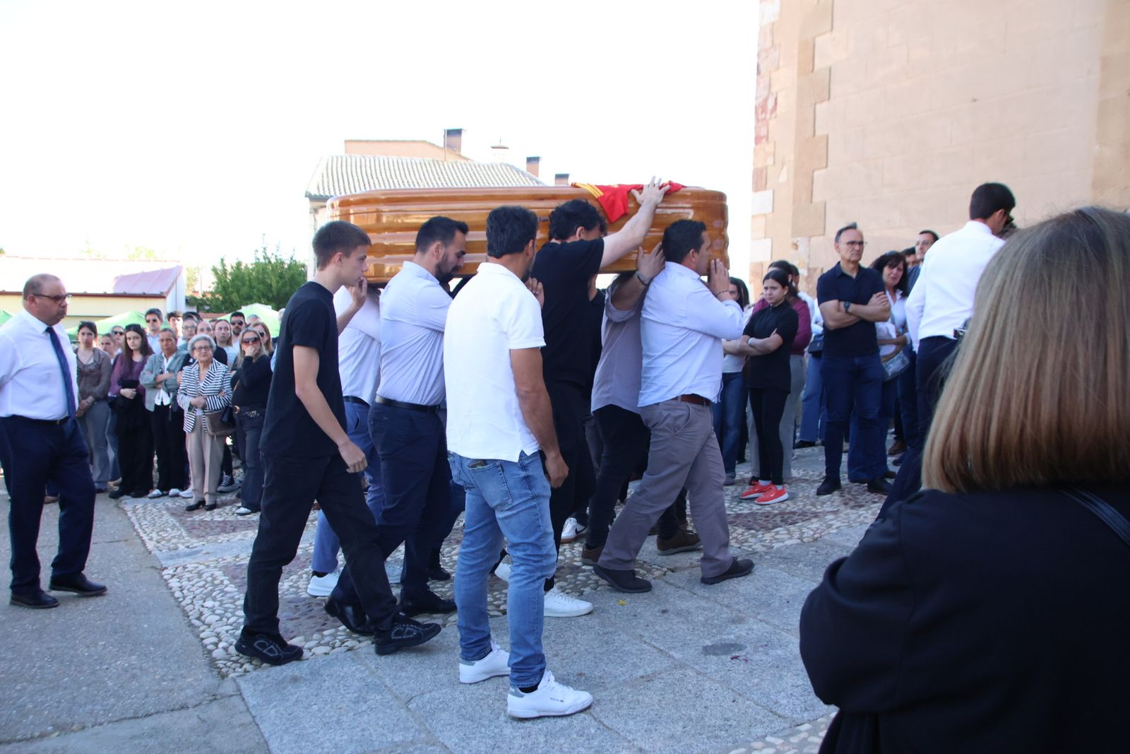 Entierro de María Caamaño en Encinas de Abajo