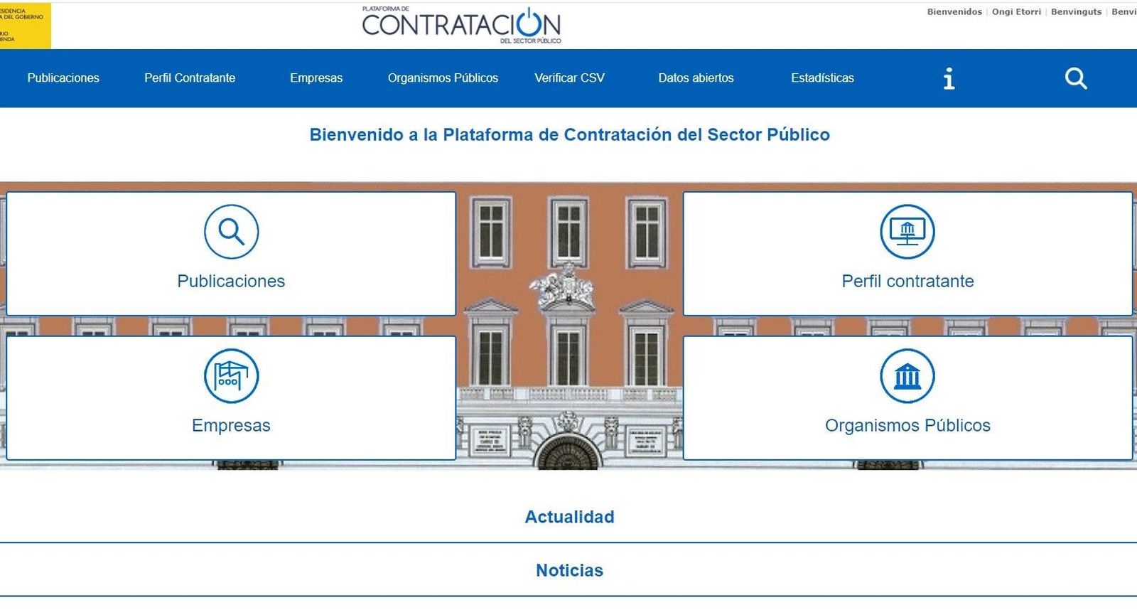 Plataforma de Contratación del Sector Público