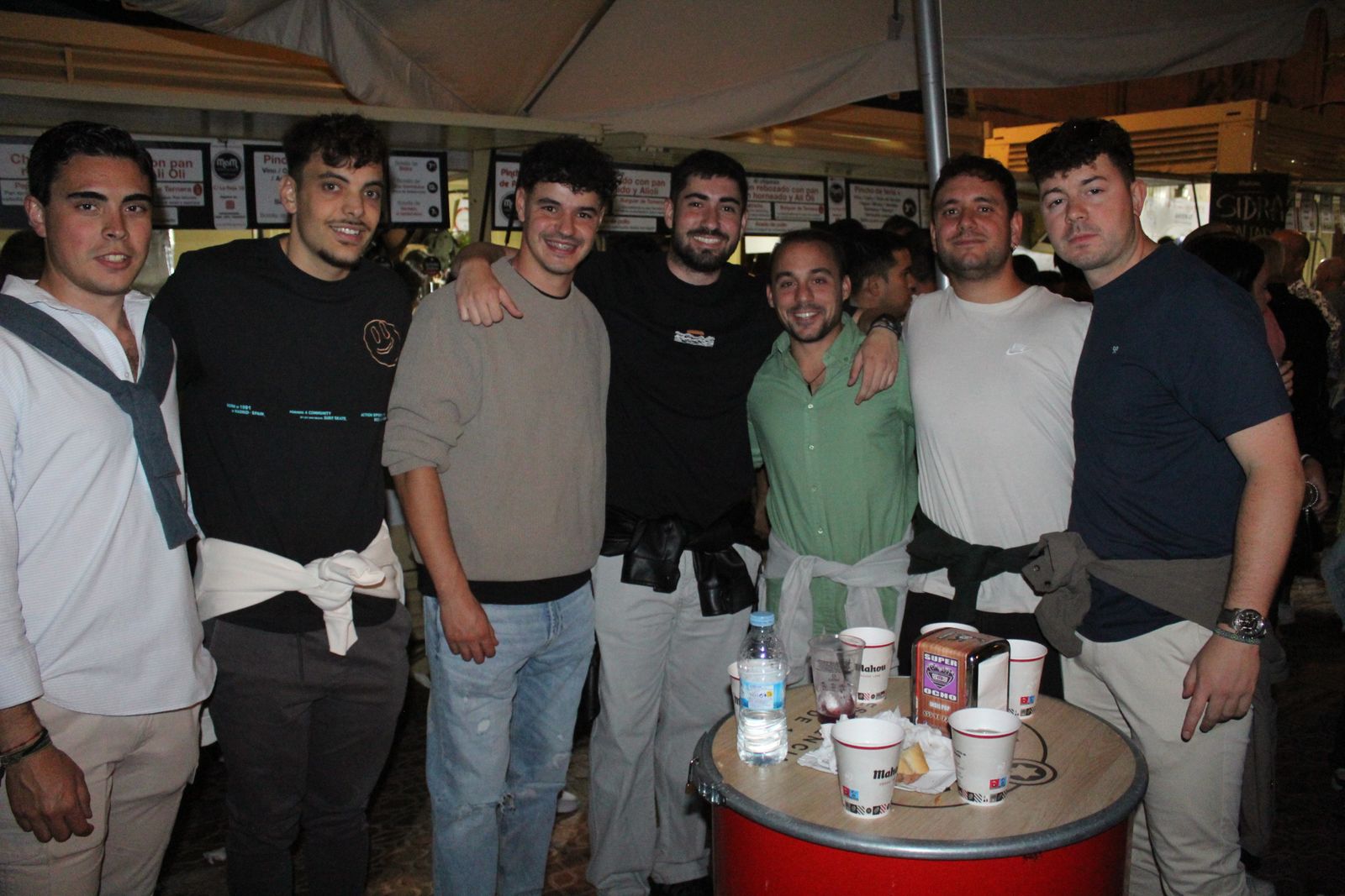 Ambiente en la Feria de Día en la tarde de este jueves