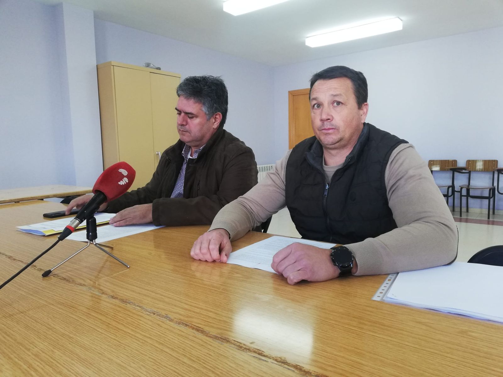 Patricio Sadia y Agustín Rodríguez, concejales del PP en Doñinos de Salamanca