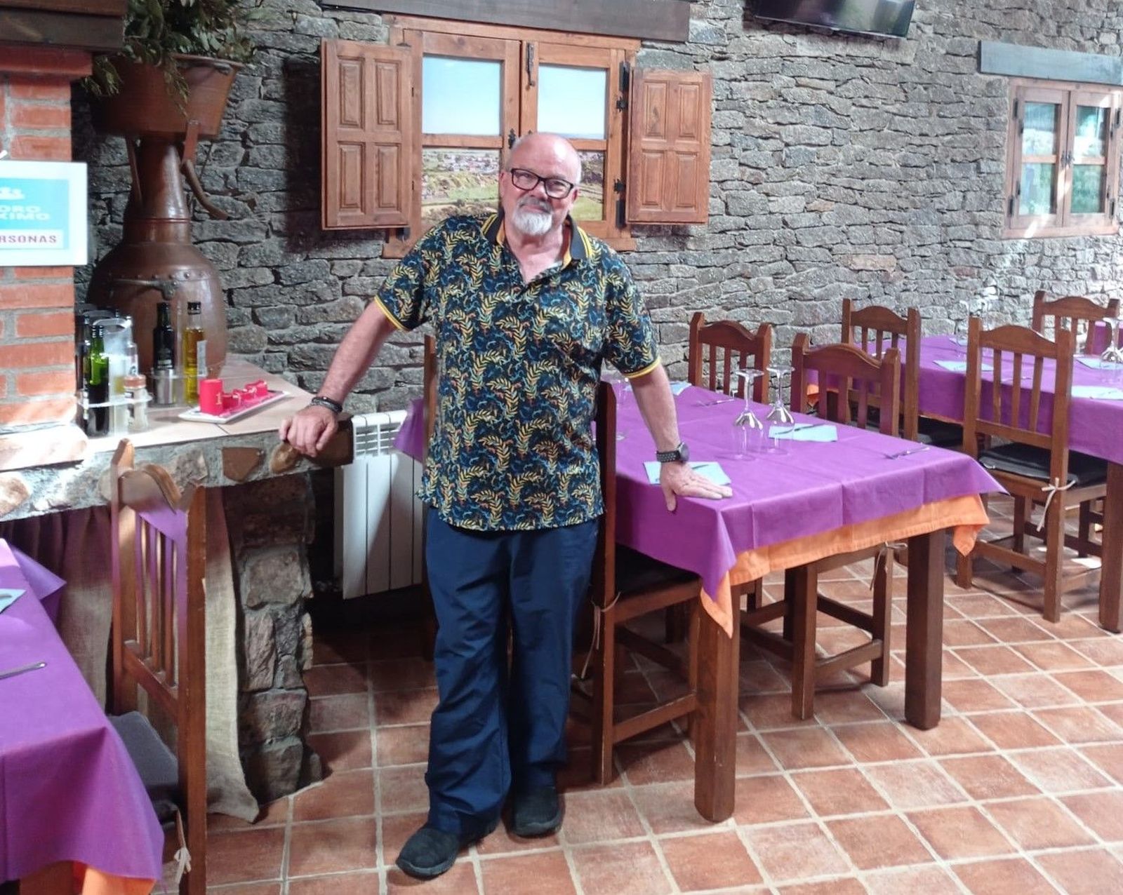 Miguel Prieto, en el Restaurante La Moña Miguel Prieto, en el Restaurante La Moña
