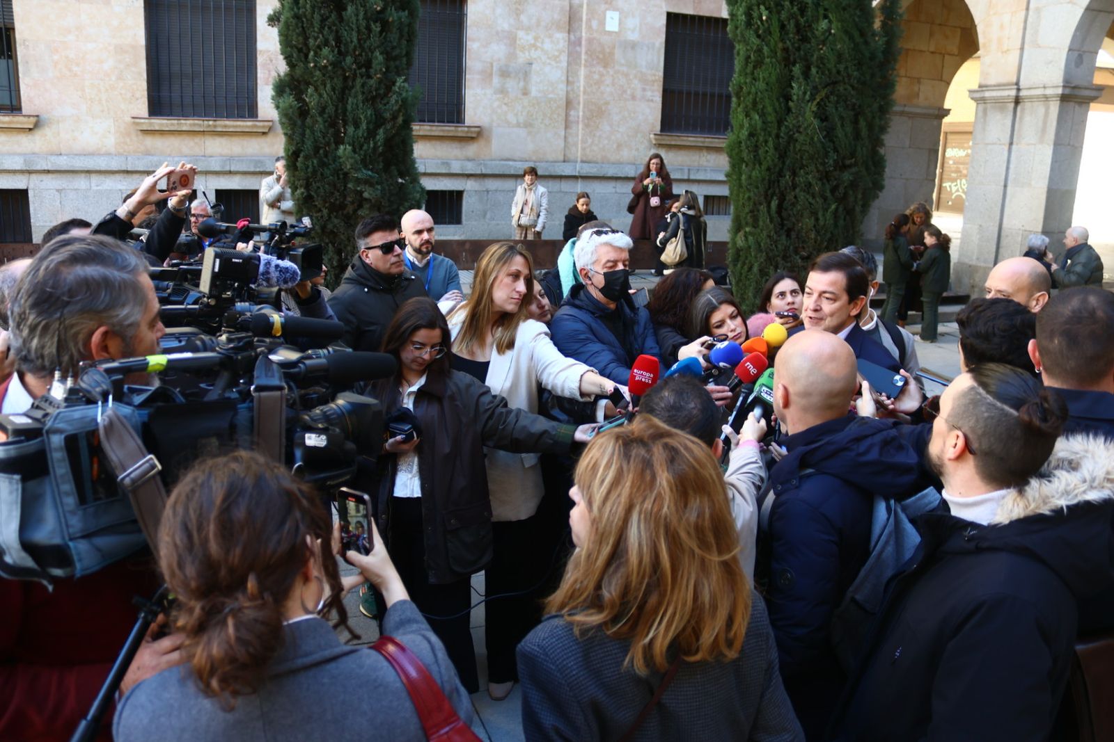 Votación de Alfonso Fernández Mañueco