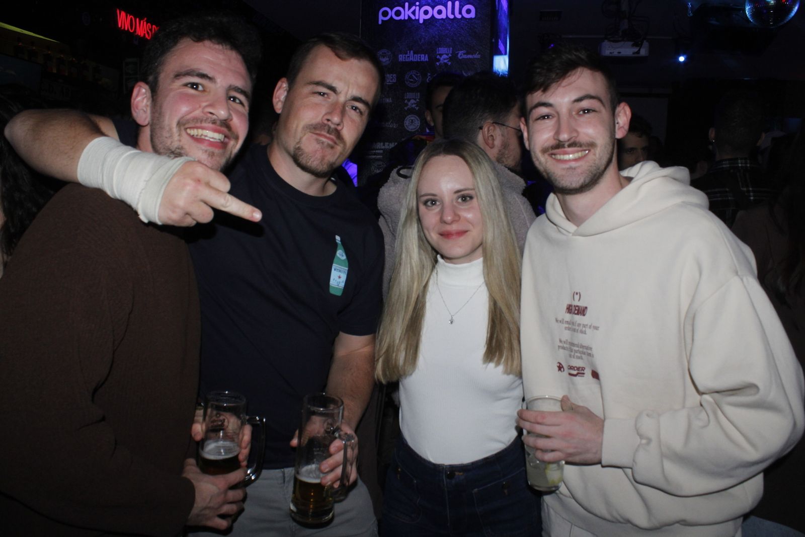 Salamanca de noche, sabado 28 de marzo