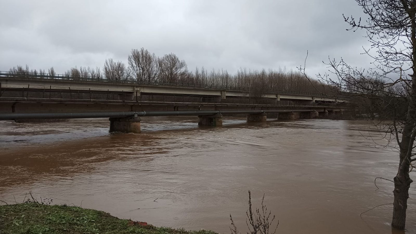 Crecida río Órbigo, Manganeses de la Polvorosa