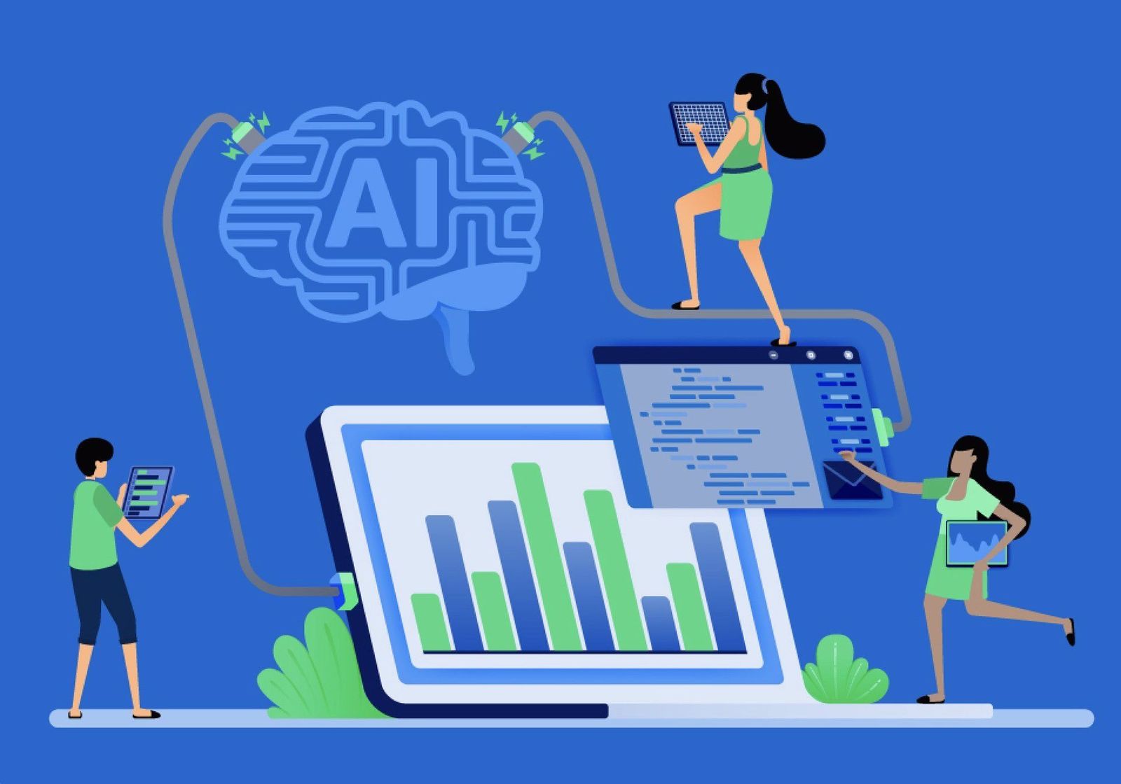 Desde la creación de empleo hasta un impacto en el sector sanitario: predicciones sobre las oportunidades y retos de la IA para 2024.