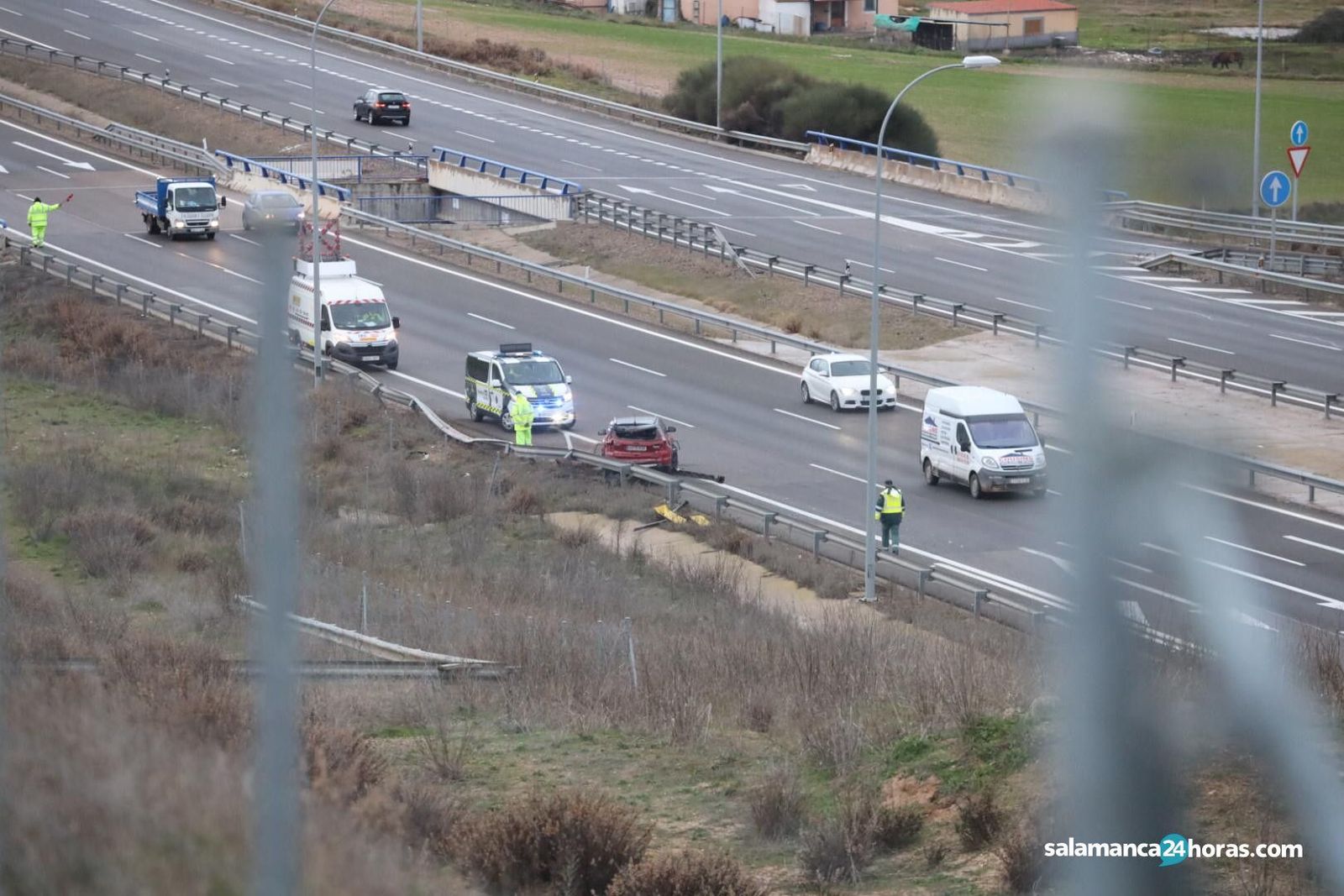 Accidente Villamayor autovía 2