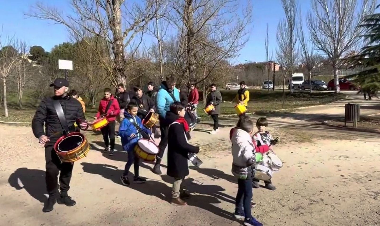 Imagen de los ensayos en el Bosque de Valorio