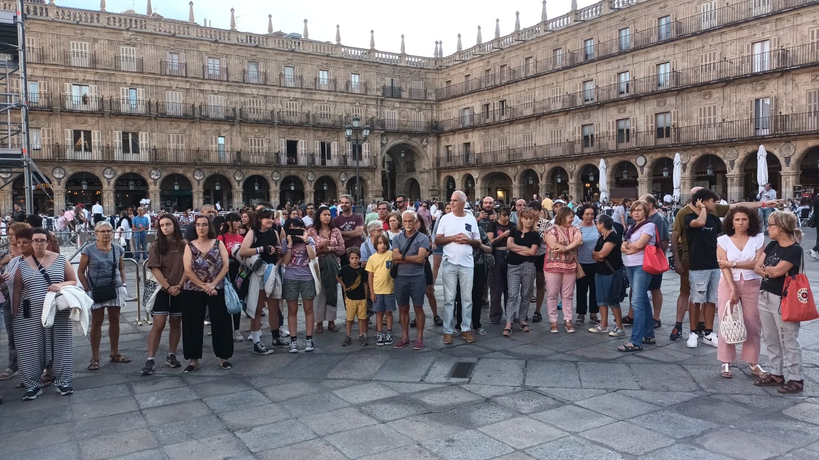 Concentración feminista en Salamanca. Fotos: Movimiento Feminista