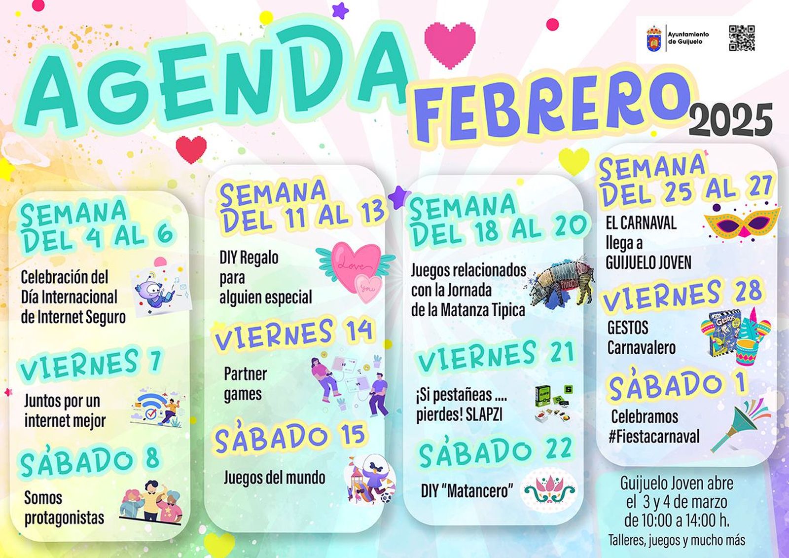 Agenda febrero Guijuelo Agenda febrero Guijuelo