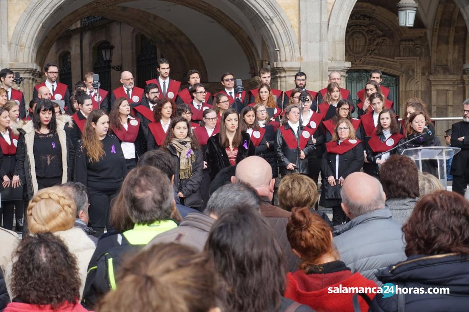 Acto violencia de genero plaza mayor (26)