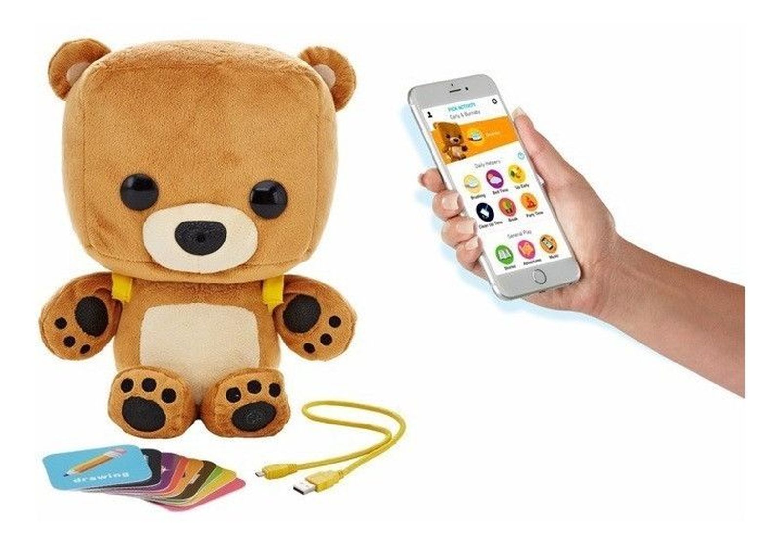 Fisher price smart toy bear oso interactivo app 3 ingles D NQ NP 627414 MLM31910652676 082019 F