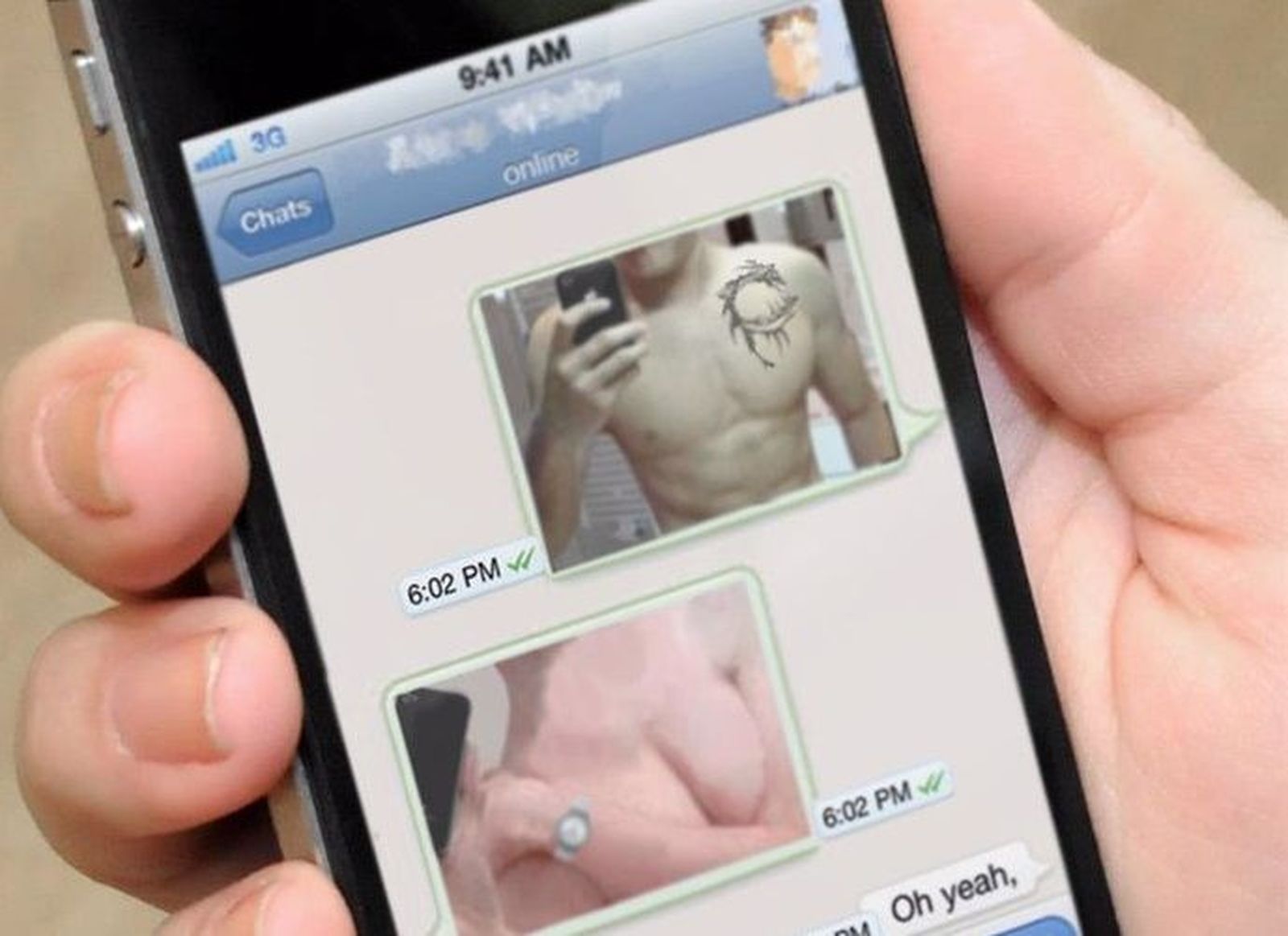 Una imagen que recrea 'Sexting'. Foto EP