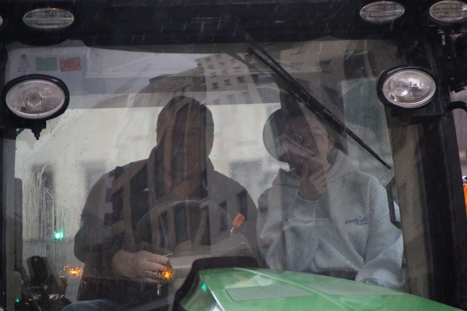 En imágenes la marcha con tractores y vehículos de campo en Salamanca en protesta contra Mercosur