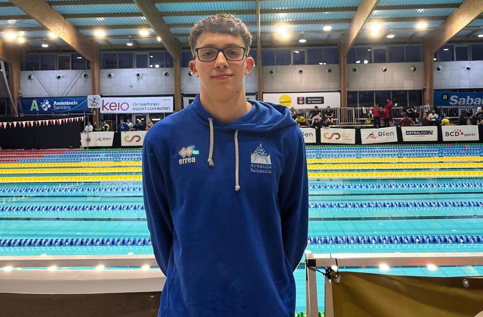 Manuel Delgado, nadador del Acuático Salamanca