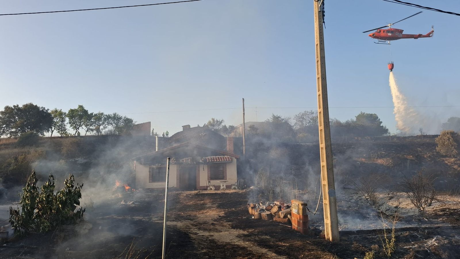 Incendio Santa Marta de Tera