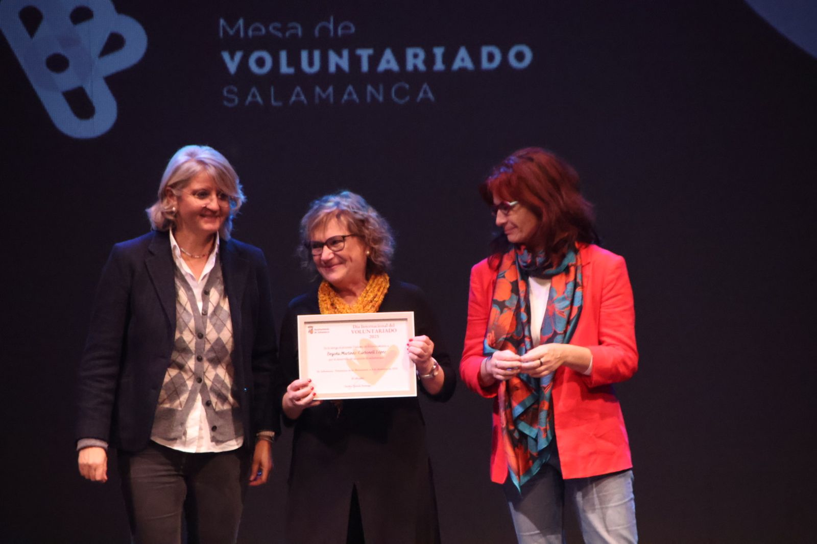 acto de reconocimiento de la labor solidaria con motivo del Día Internacional del Voluntariado