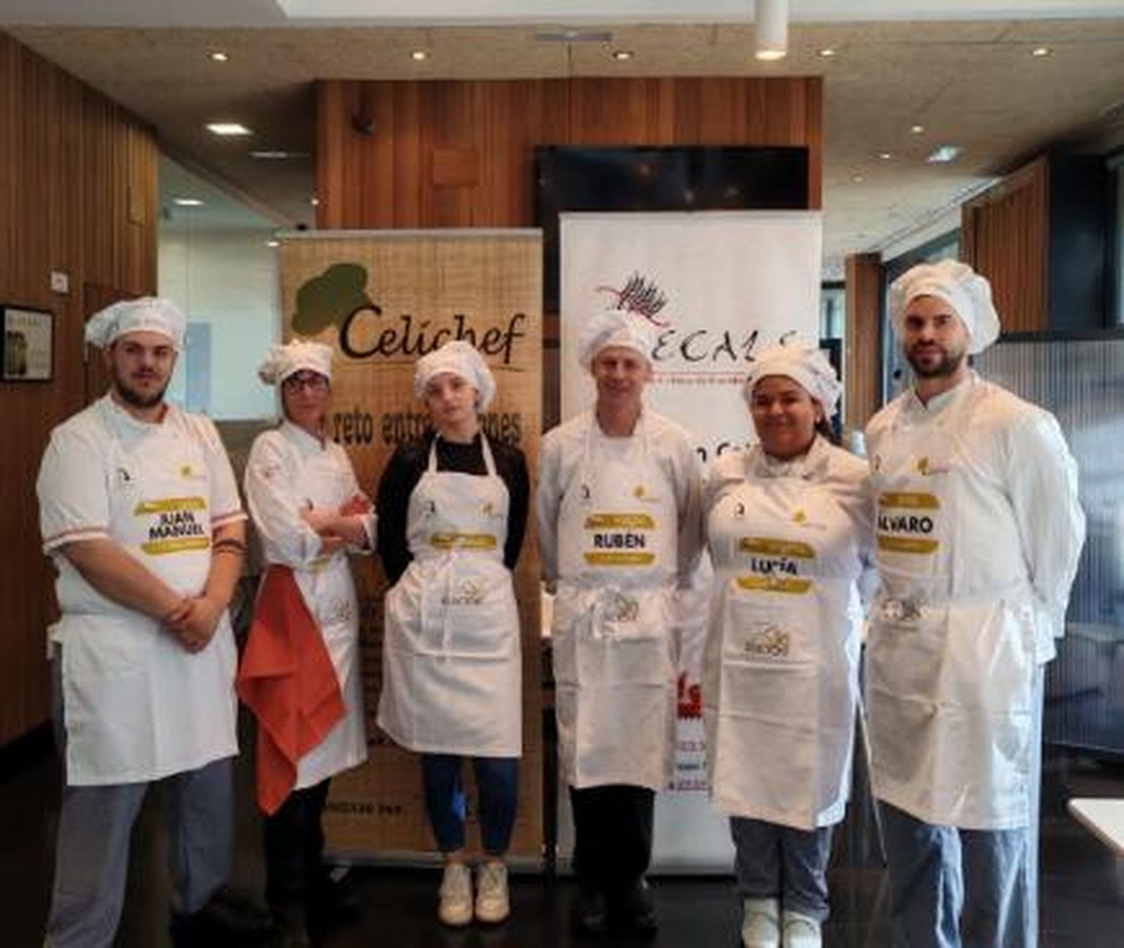 Participantes en la semifinal de Celichef