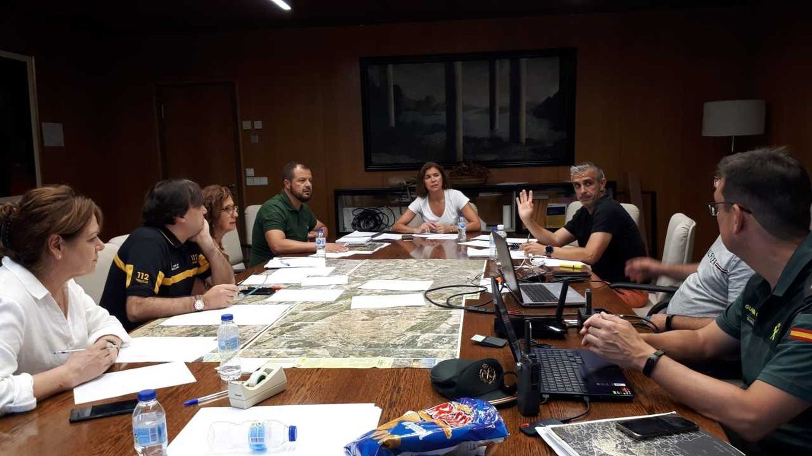 Reunión de coordinación en la delegación territorial de la Junta