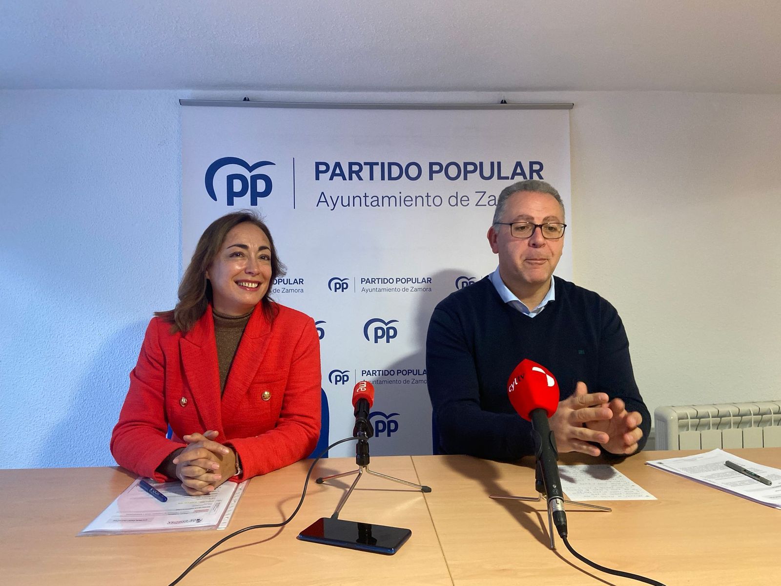 Rueda de prensa de Jesús María Prada Saavedra.