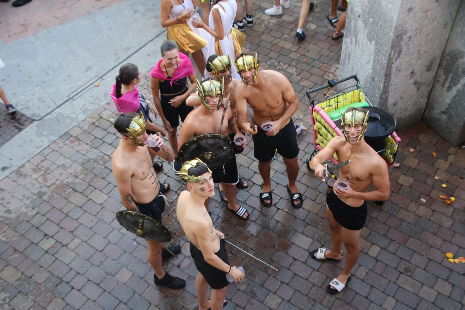 Chupinazo en Carbajosa con batucad