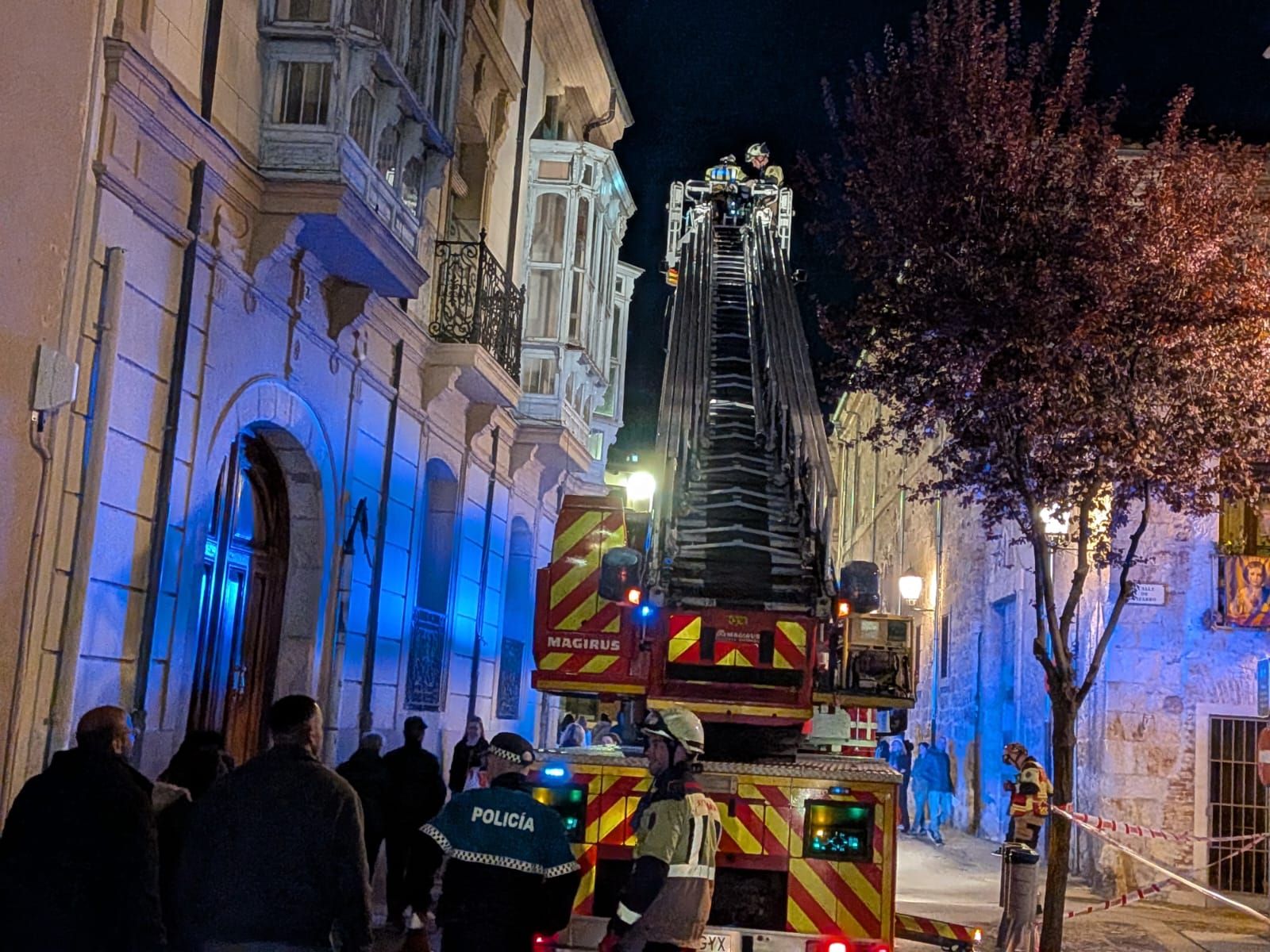 Imagen del despliegue en la zona