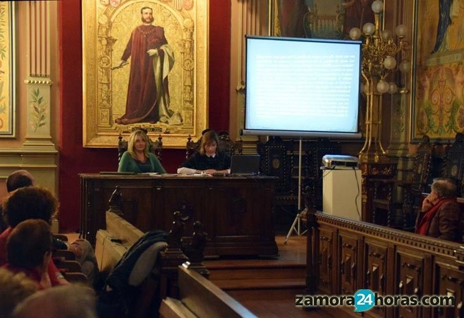 Sara Herrero imparte una conferencia sobre la figura de María Goyri Sara Herrero imparte una conferencia sobre la figura de María Goyri