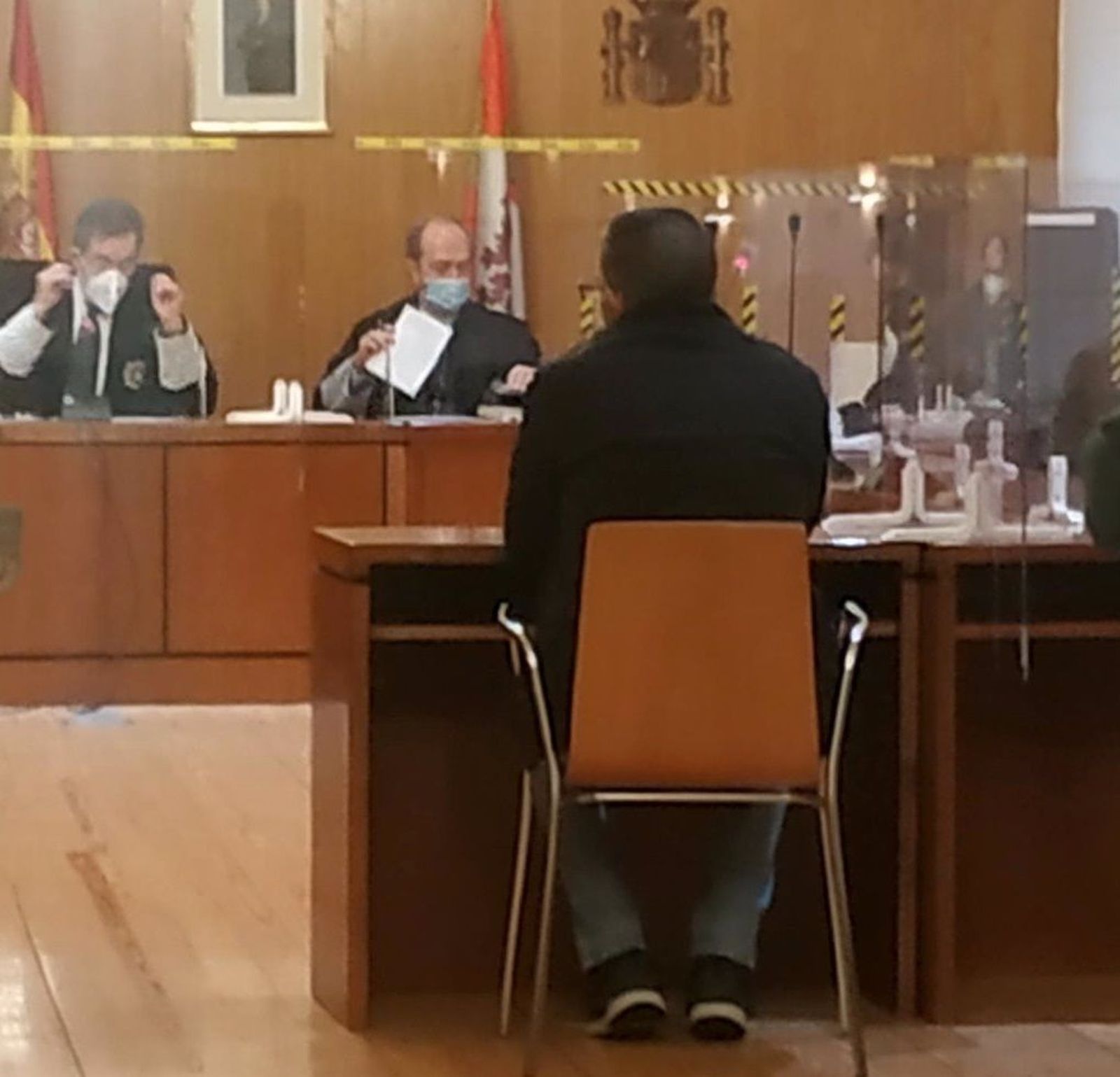 Juicio de 'El Vinas' en la mañana de este lunes en Valladolid. | FOTO: EUROPA PRESS