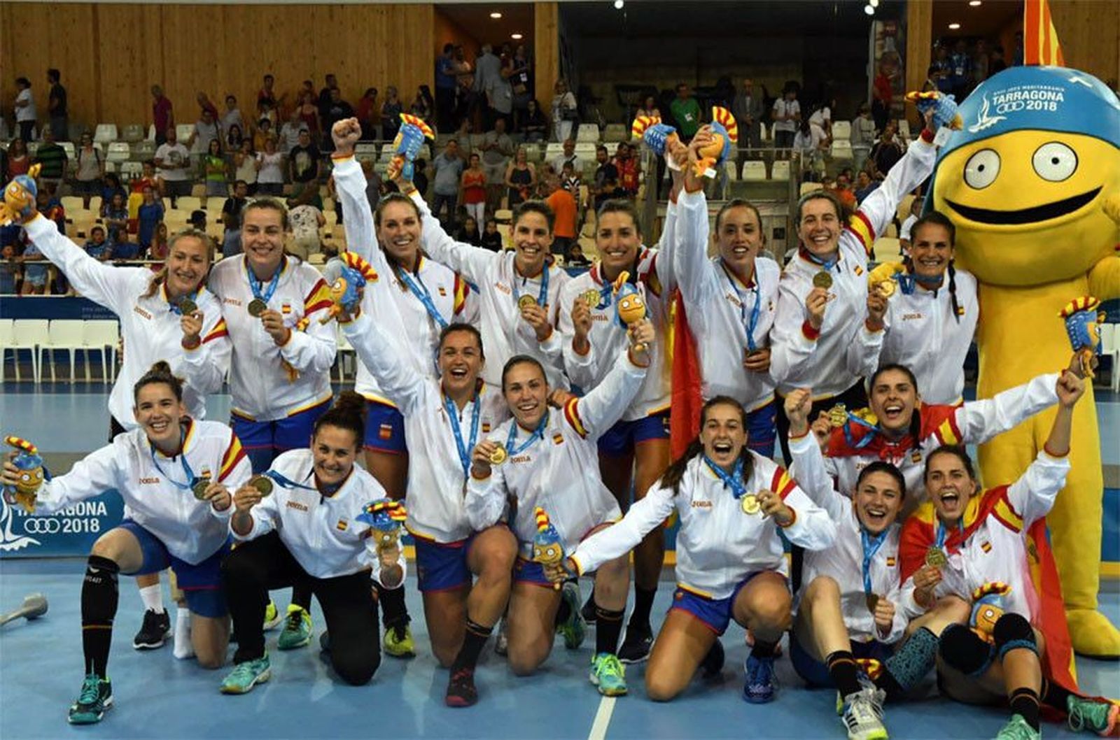 España campeonas juegos mediterraneo balonmano
