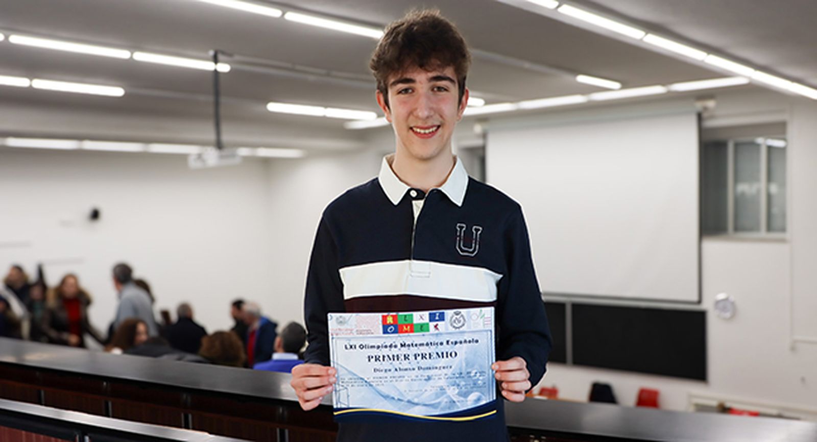 El estudiante salmantino Diego Alonso Domínguez logra la medalla de bronce en la Olimpiada Internacional de Matemáticas El estudiante salmantino Diego Alonso Domínguez logra la medalla de bronce en la Olimpiada Internacional de Matemáticas
