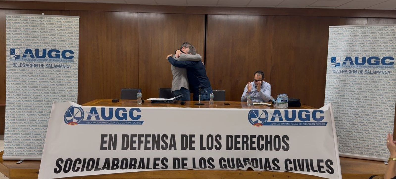 Agradecimiento a la trayectoria de Álvaro Sanz. Foto AUGC Salamanca Agradecimiento a la trayectoria de Álvaro Sanz. Foto AUGC Salamanca