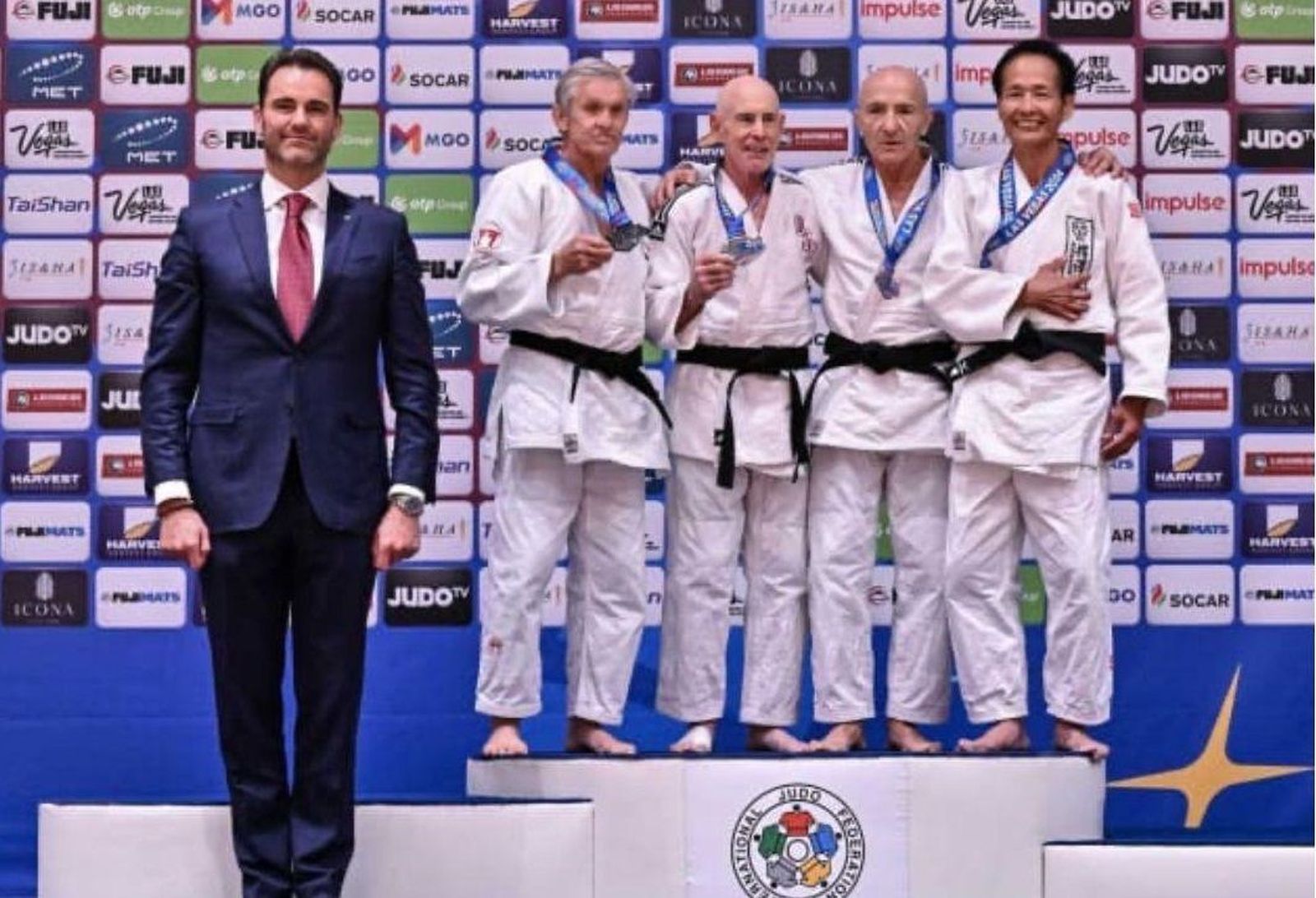 Julio Vicente, el judoka veterano de Salamanca, se queda a las puertas del Oro en el mundial de Las Vegas