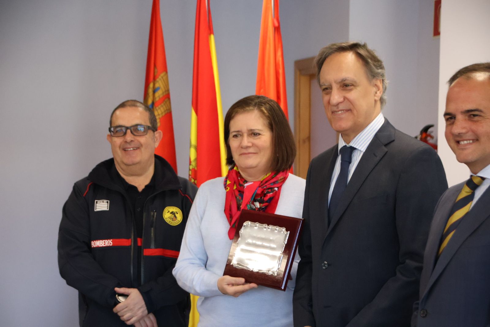 Homenaje a personal jubilado del Servicio de Prevención, Extinción de Incendios y Salvamento
