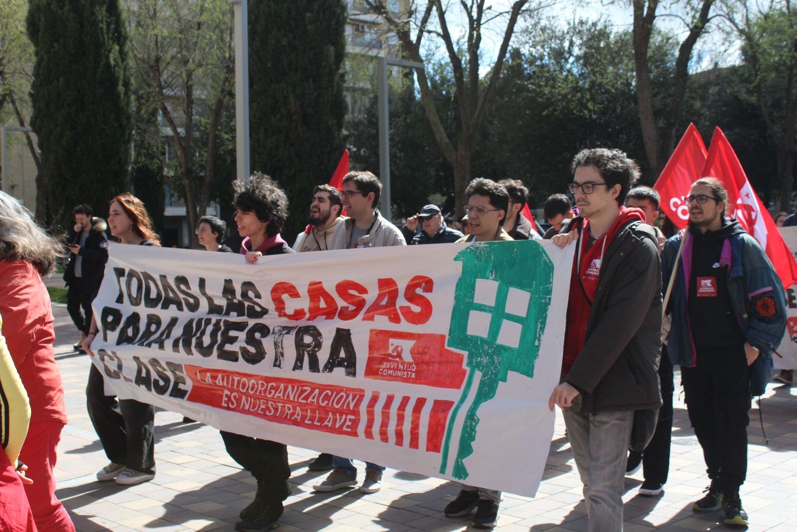 Manifestación por el derecho a la vivienda