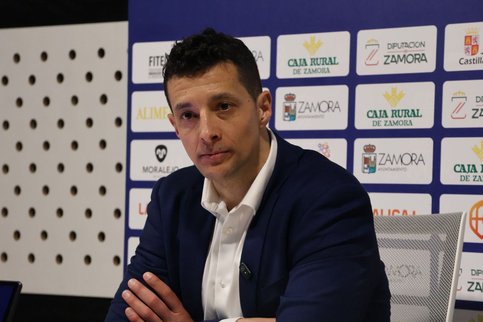 Saulo Hernández, en rueda de prensa este sábado.