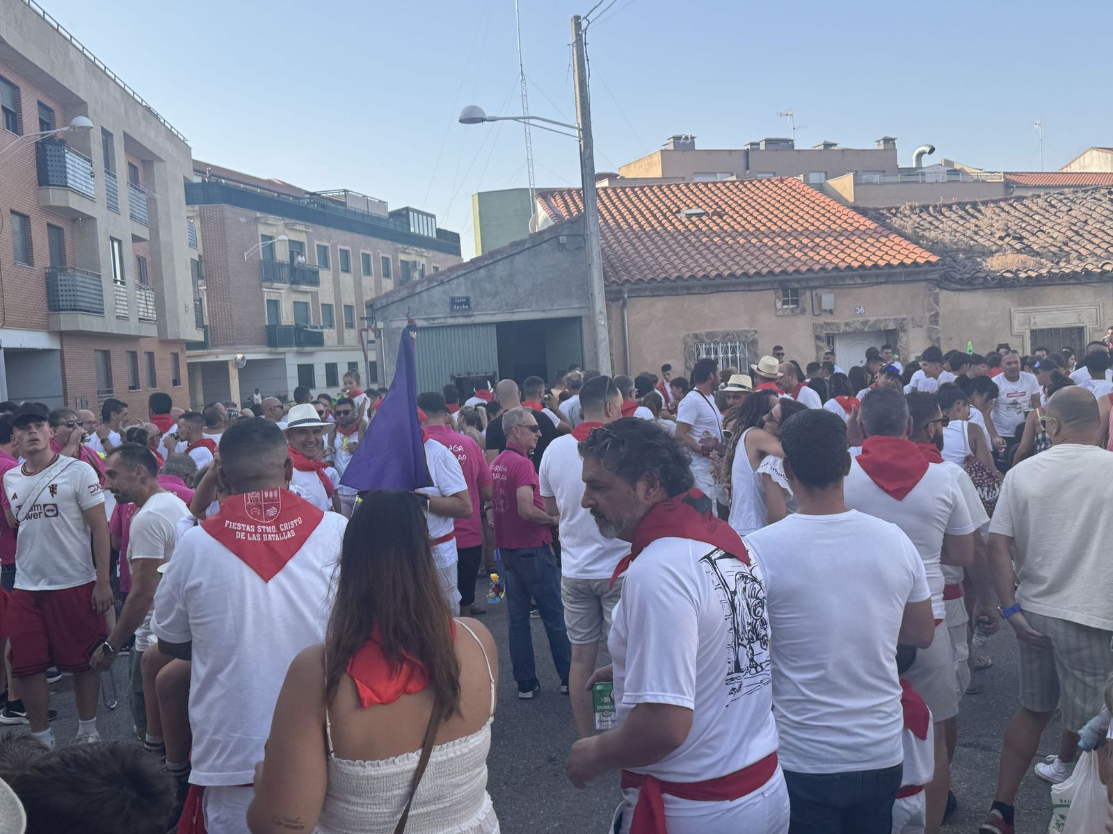 Castellanos de Moriscos. Paseo de peñas con la temática “Viva San Fermín”