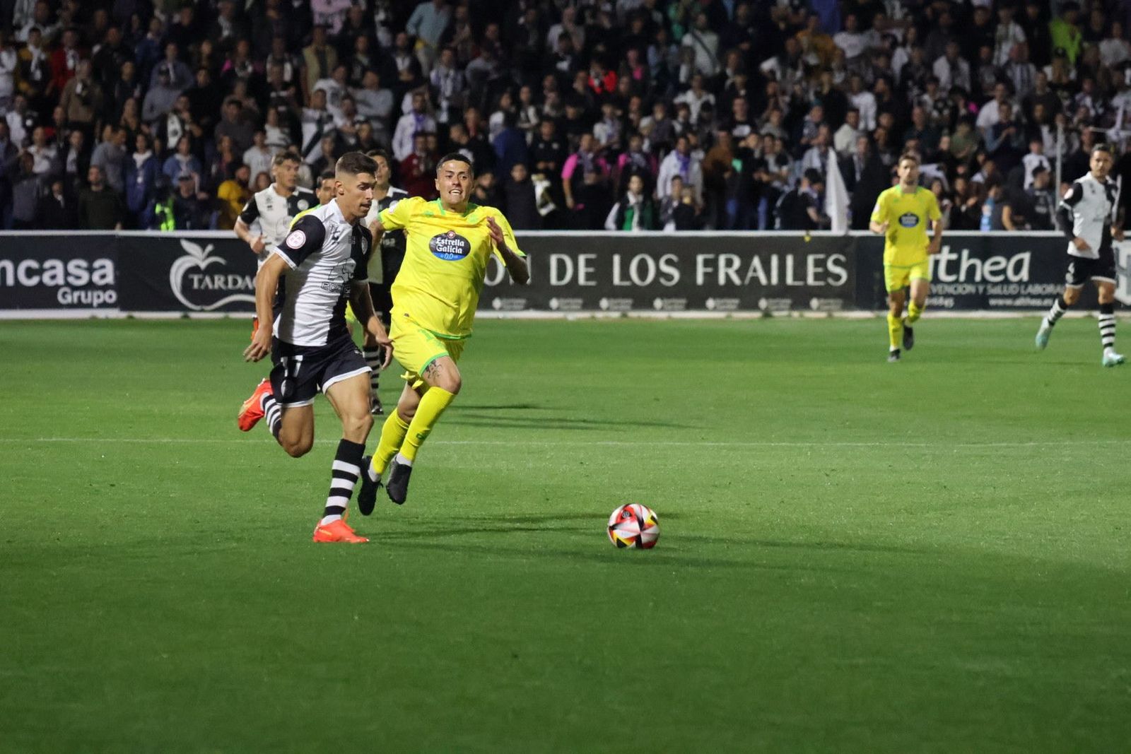 Rastrojo, ante el Deportivo | FOTO ANDREA MATEOS